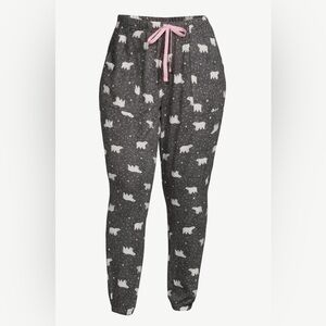 Women’s Joyspun Gray Polar Bear Pajama Pants Small NWOT